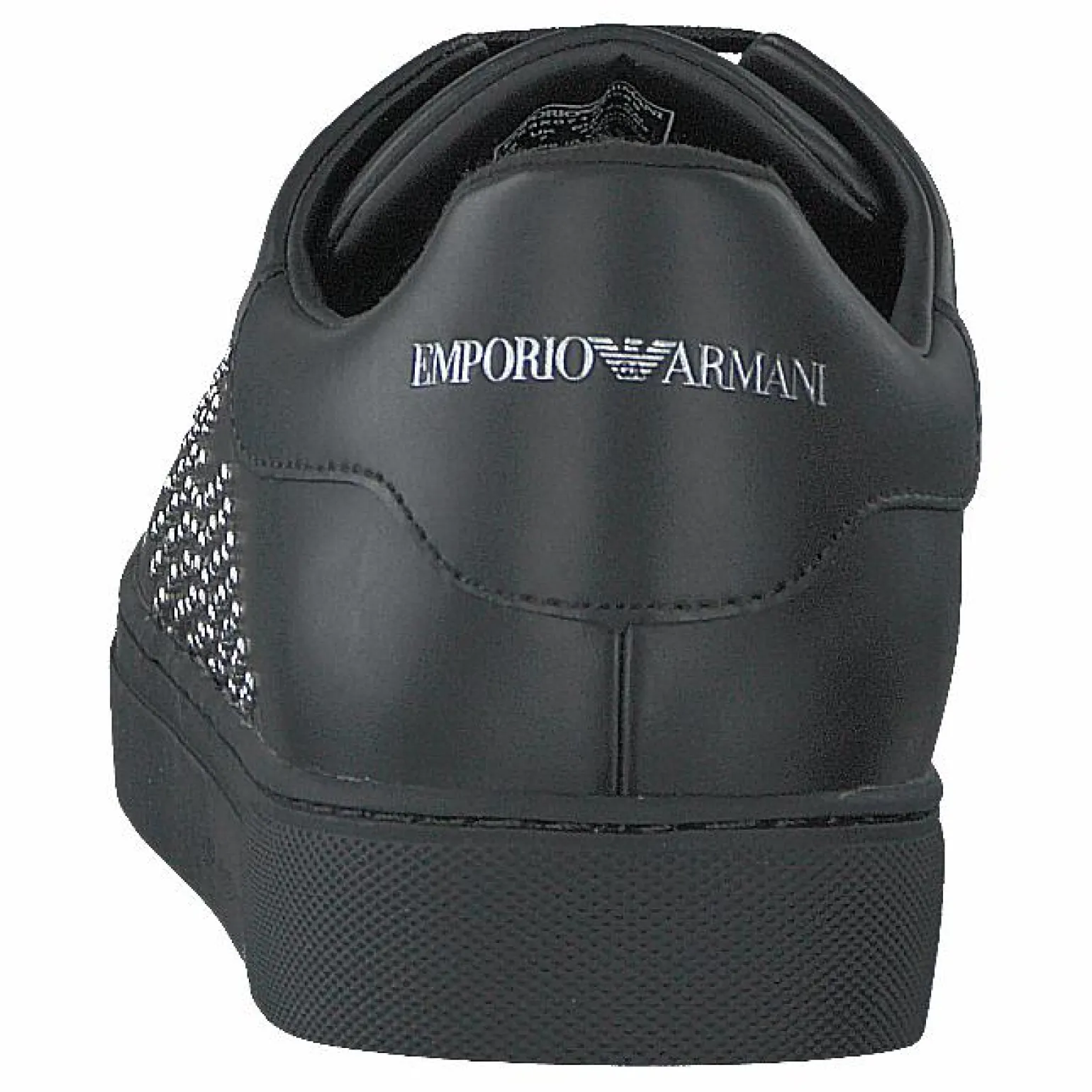 Lace Up Sneaker B168 Black+silver