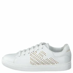 Lace Up Sneaker R579 White+gold