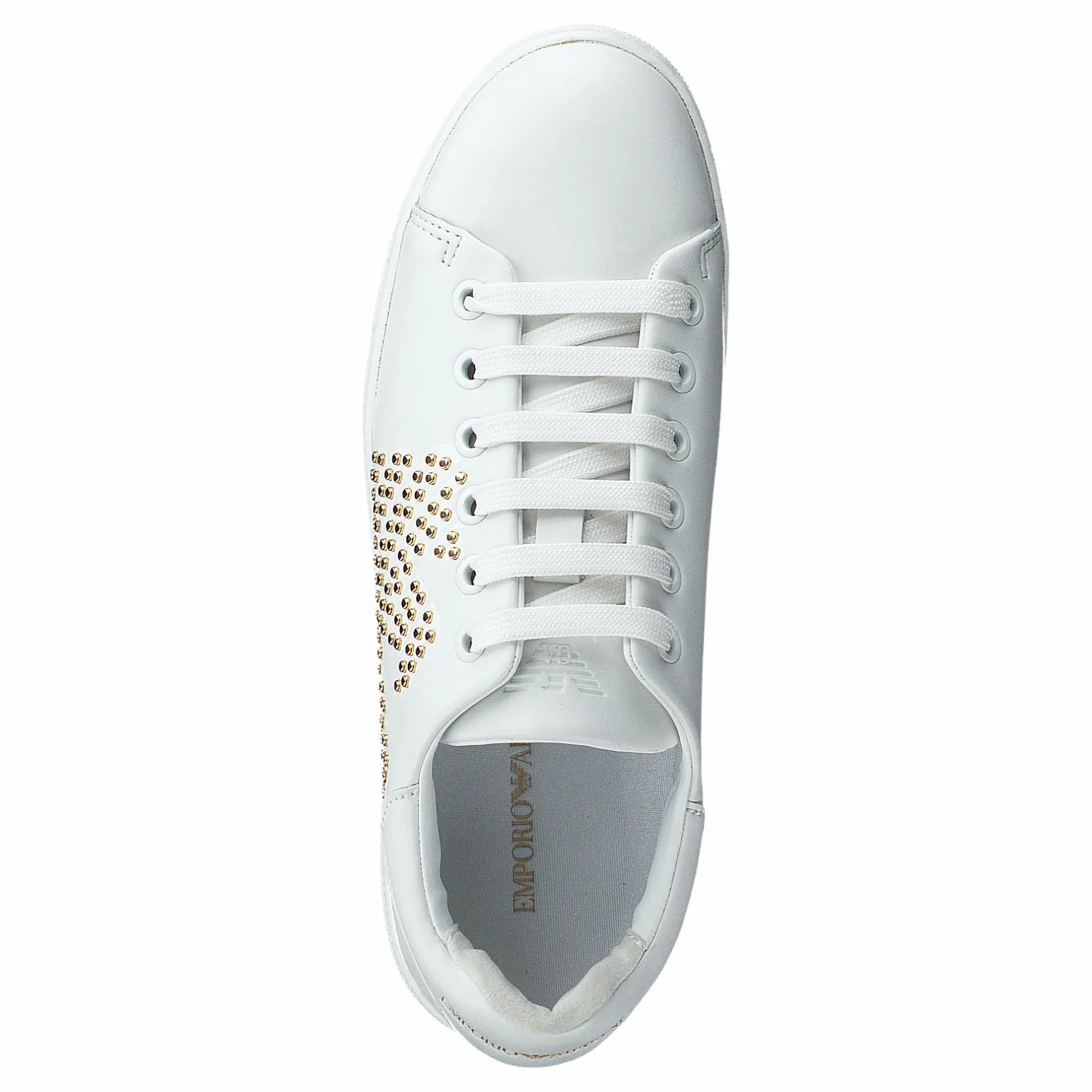 Lace Up Sneaker R579 White+gold