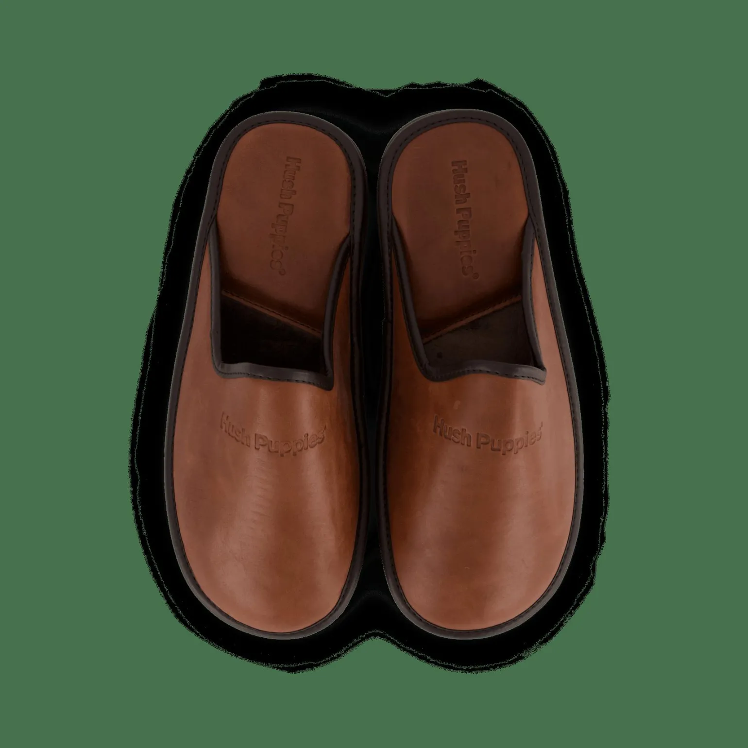 Leather Slipper Cognac