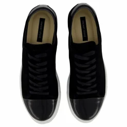 Lescape Suede Shiny Black