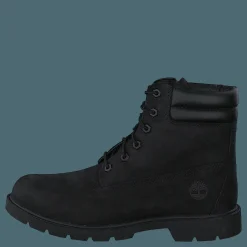 Linden Woods 6in Double Collar Jet Black