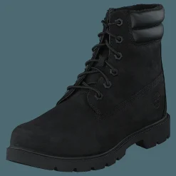 Linden Woods 6in Faux Fur Line Jet Black