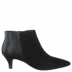 Linvale Sea Black Suede/croc Synth Combi