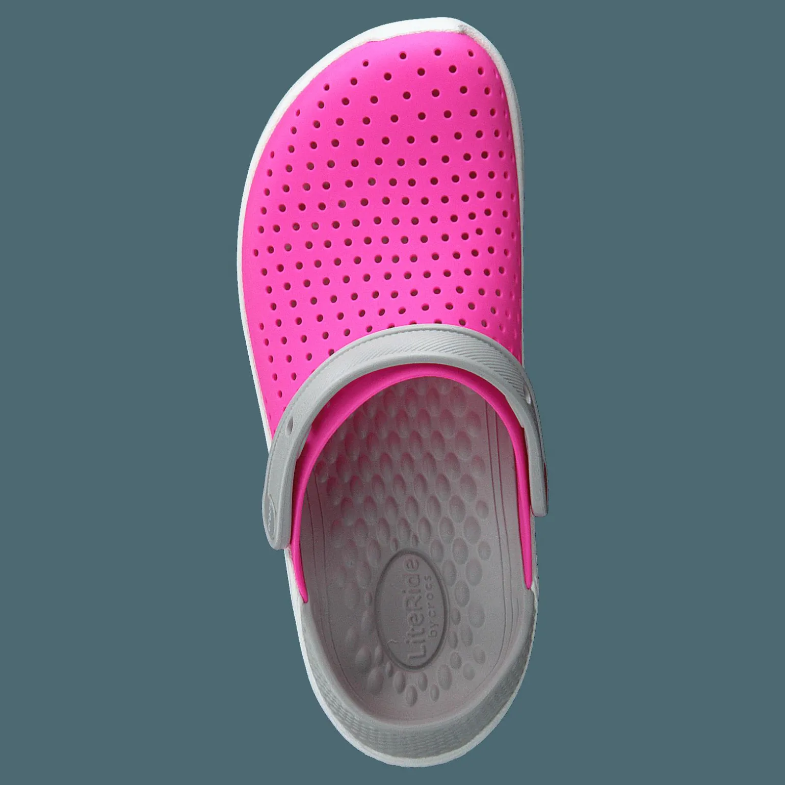 LiteRide Clog Kids Electric Pink / White