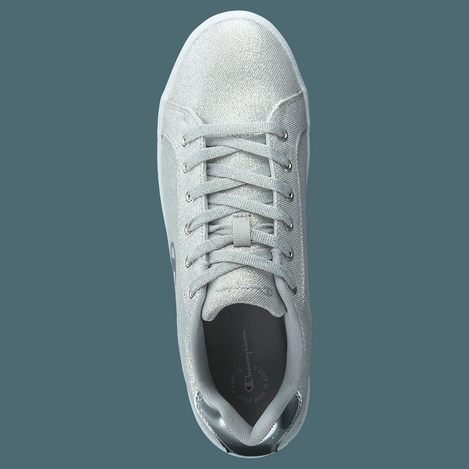 Low Cut Shoe Alex Canvas Glitt Papyrus