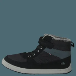 Lucas Mid WP Warm Jr Black/Grey