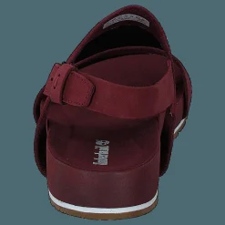 Malibu Waves 2 Band Sandal Burgundy