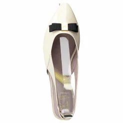 Maren Cream/black Patent