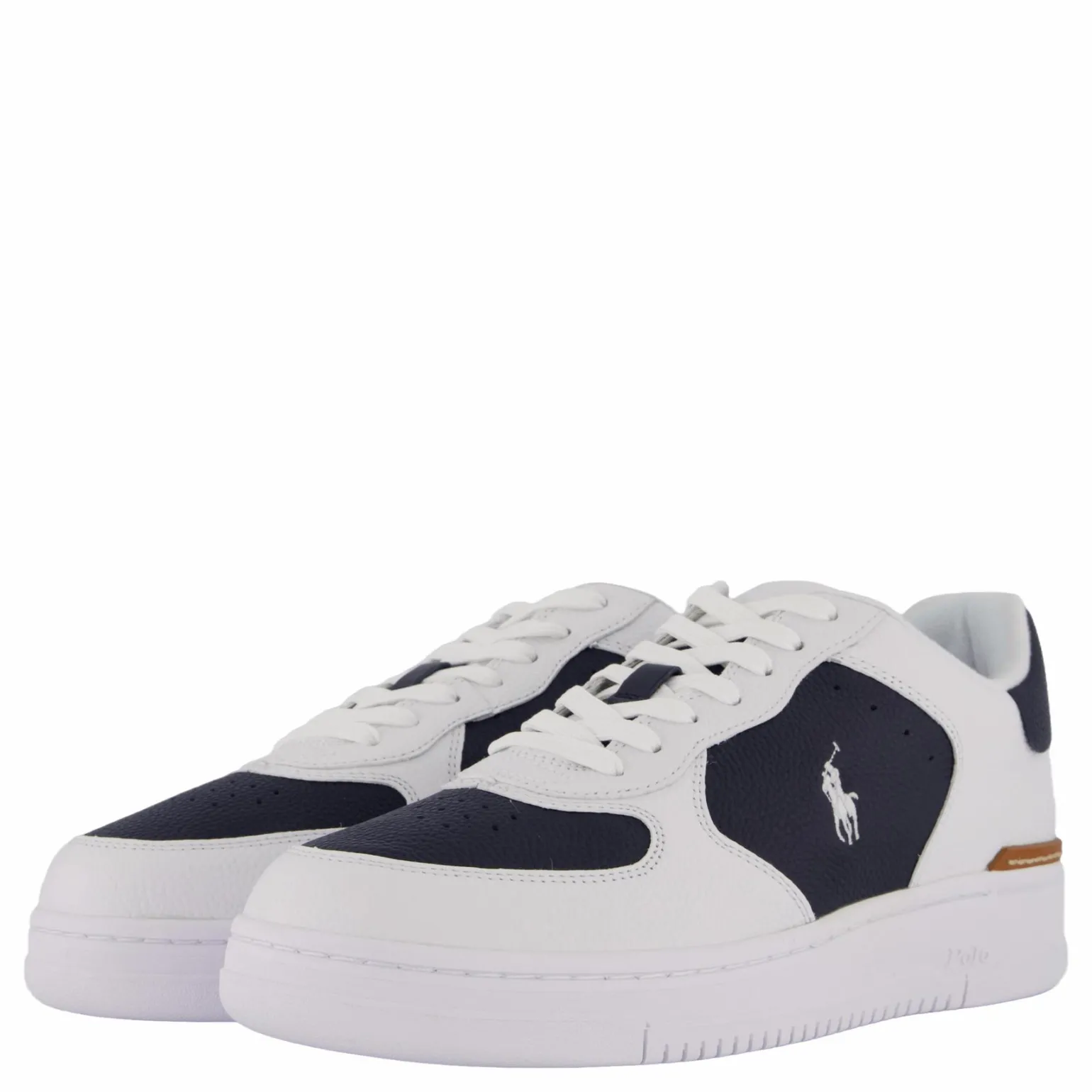 Masters Court Leather Sneaker White / Navy