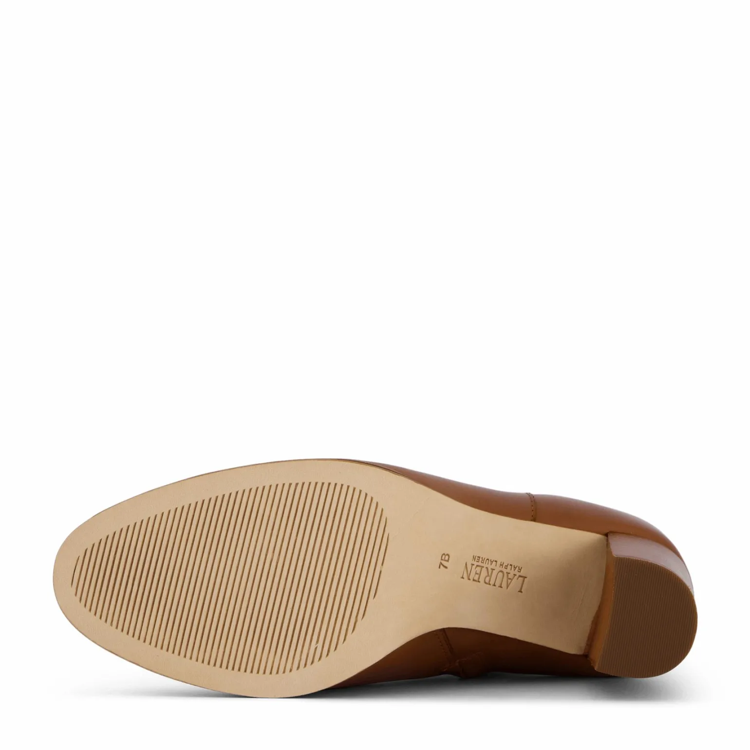 Maxie Burnished Leather Bootie Deep Saddle Tan