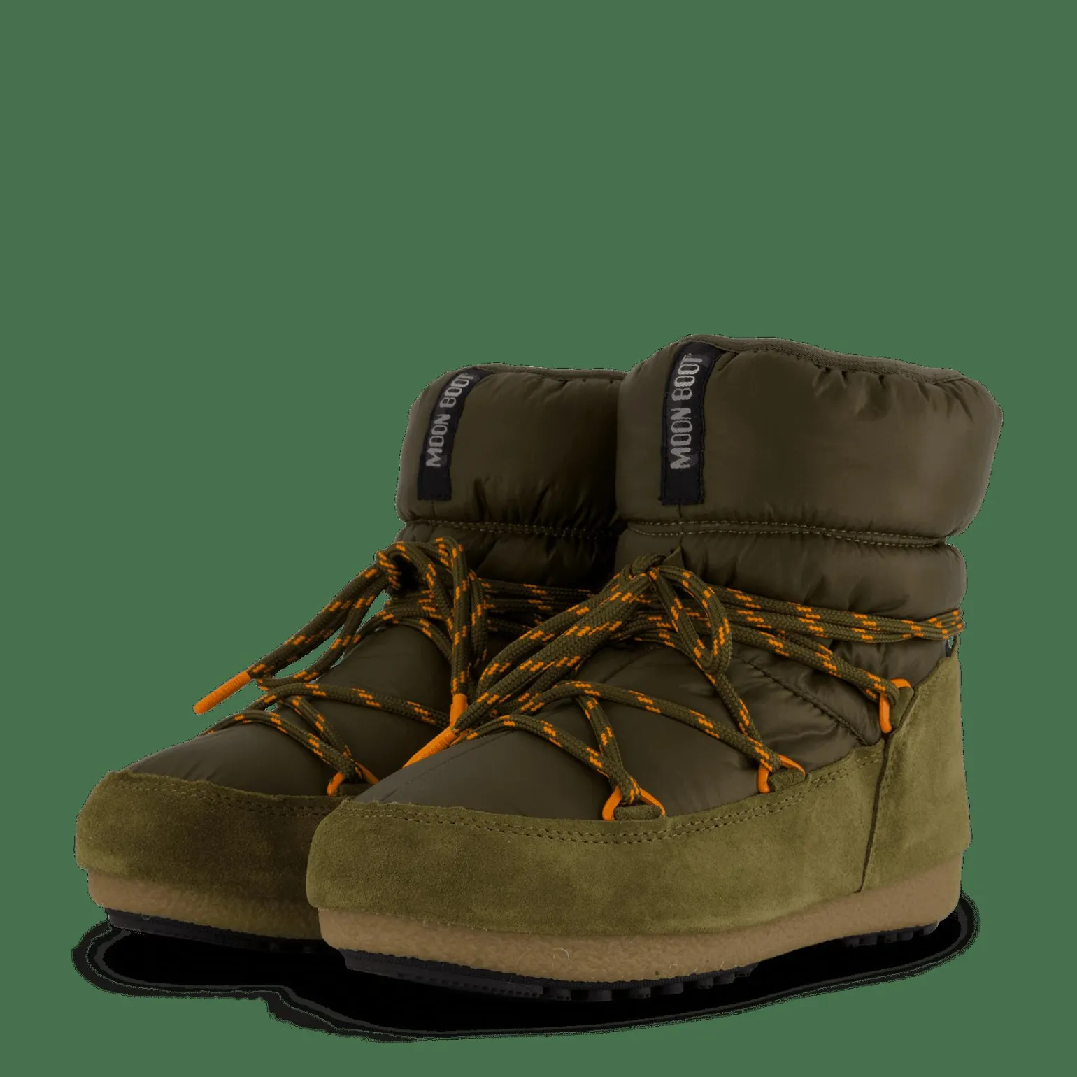 Mb Moon Boot Low Suede/dbpiu Army Green