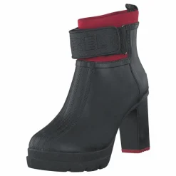 Medina III Black, Bright Red