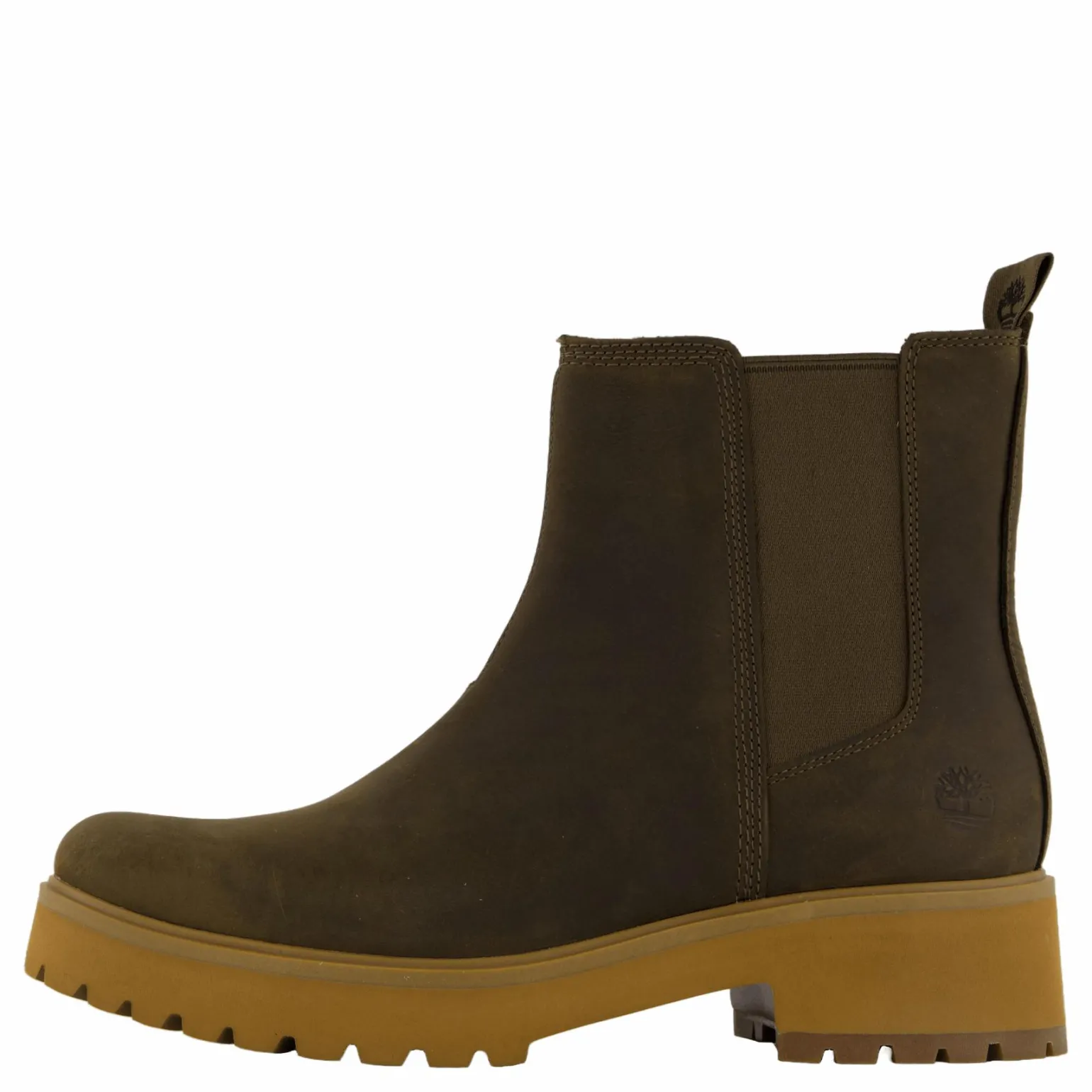 Mid Chelsea Boot Olv Full Grain