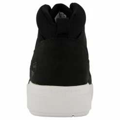 Mid Lace Up Sneaker Black Nubuck