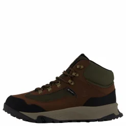 Mid Lace Up Waterproof Hiking Dark Brown
