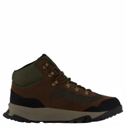 Mid Lace Up Waterproof Hiking  Dark Brown
