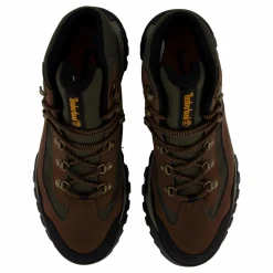 Mid Lace Up Waterproof Hiking  Dark Brown