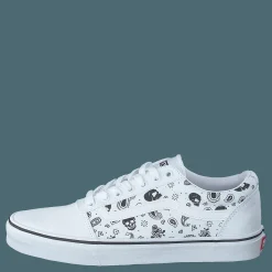 Mn Ward (skull Bandana) White/white