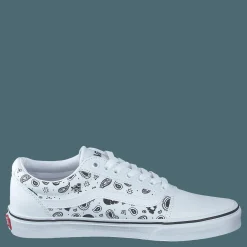 Mn Ward (skull Bandana) White/white