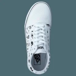 Mn Ward (skull Bandana) White/white