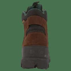 Oslo Waterproof Suede & Oxford Boot Chocolate Brown/Rl2000 Red