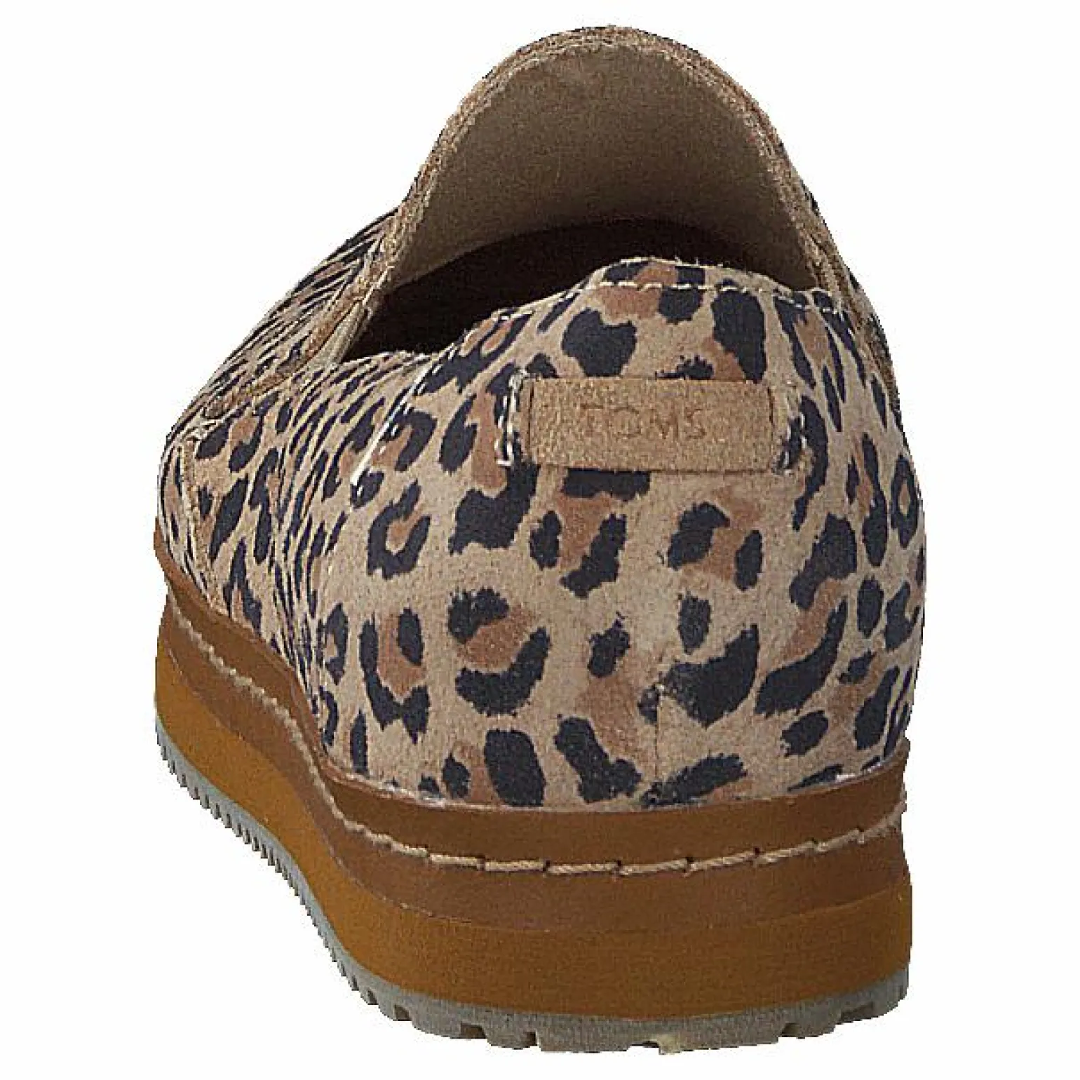 Palma Leather Wrap Desert Tan Leopard Print Suede