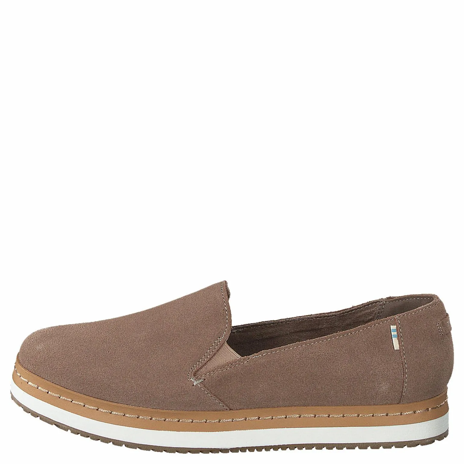 Palma Leather Wrap Taupe Grey Suede