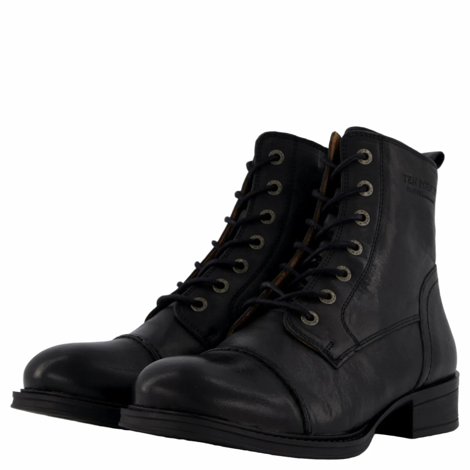 Pandora Laced Boots Black