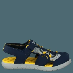 Perkins Row Fisherman Navy/yellow