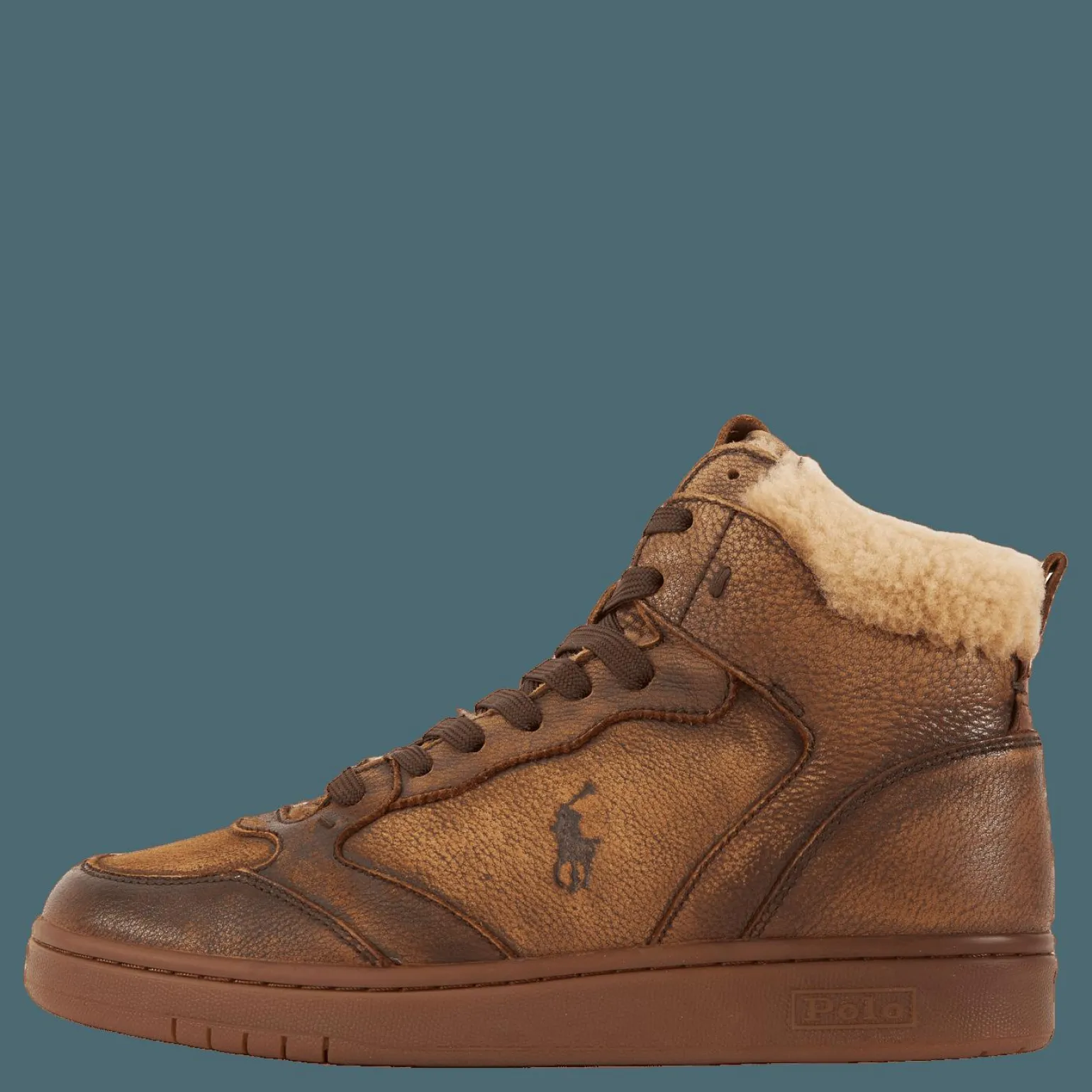 Polo Crt Hgh-sneakers-low Top Brown