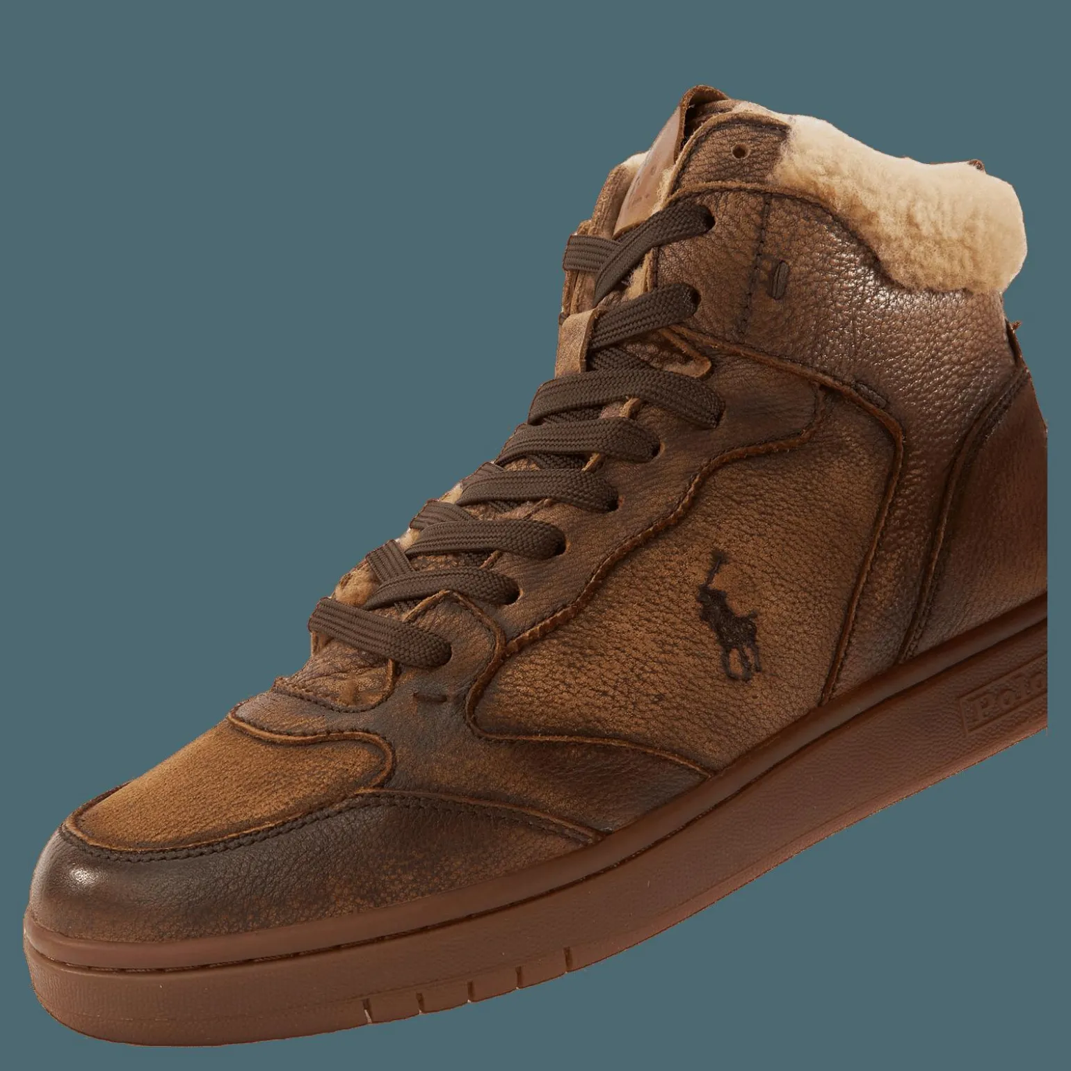 Polo Crt Hgh-sneakers-low Top Brown