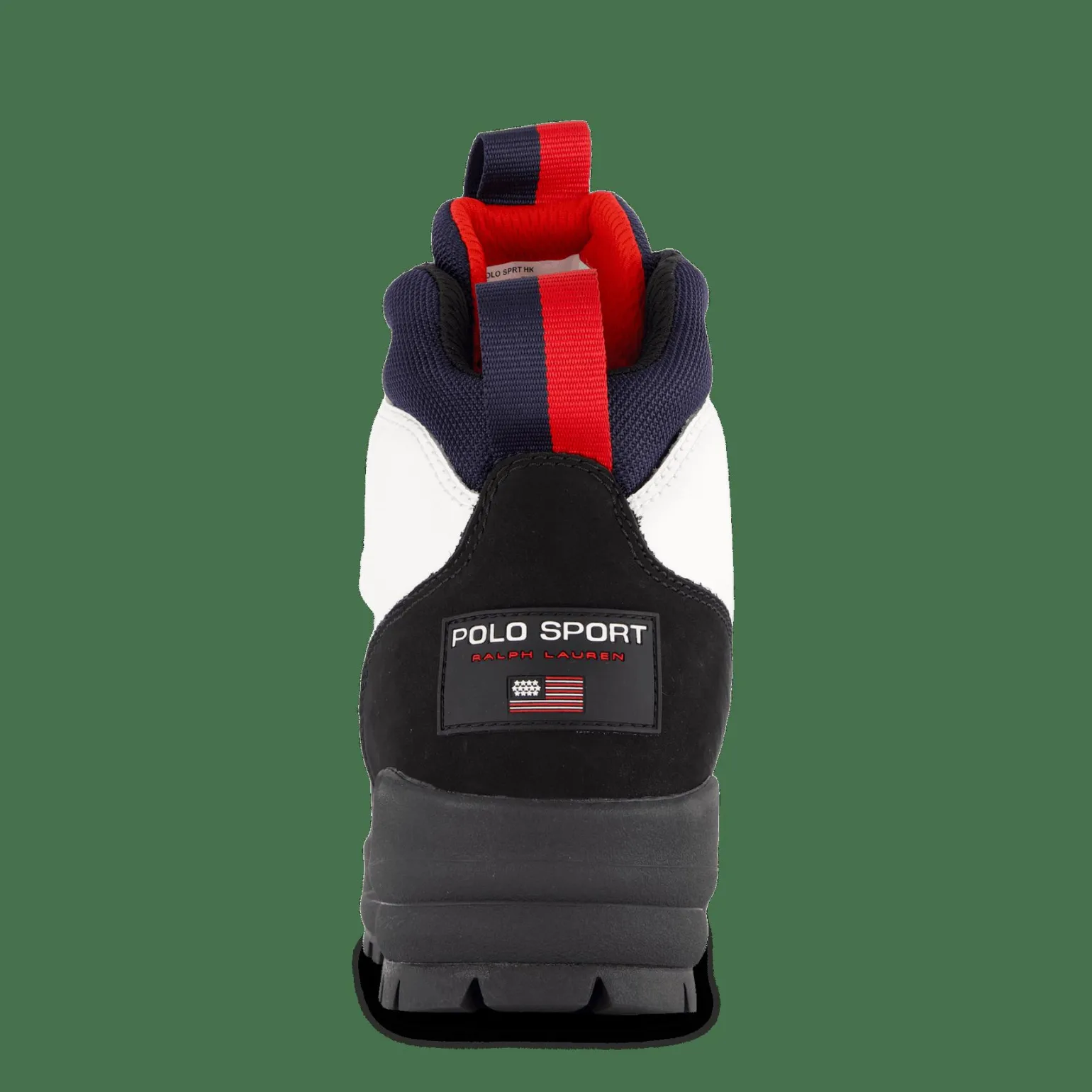 Polo Sport Hiker Leather Boot White / Navy / Red