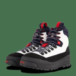 Polo Sport Hiker Leather Boot White / Navy / Red