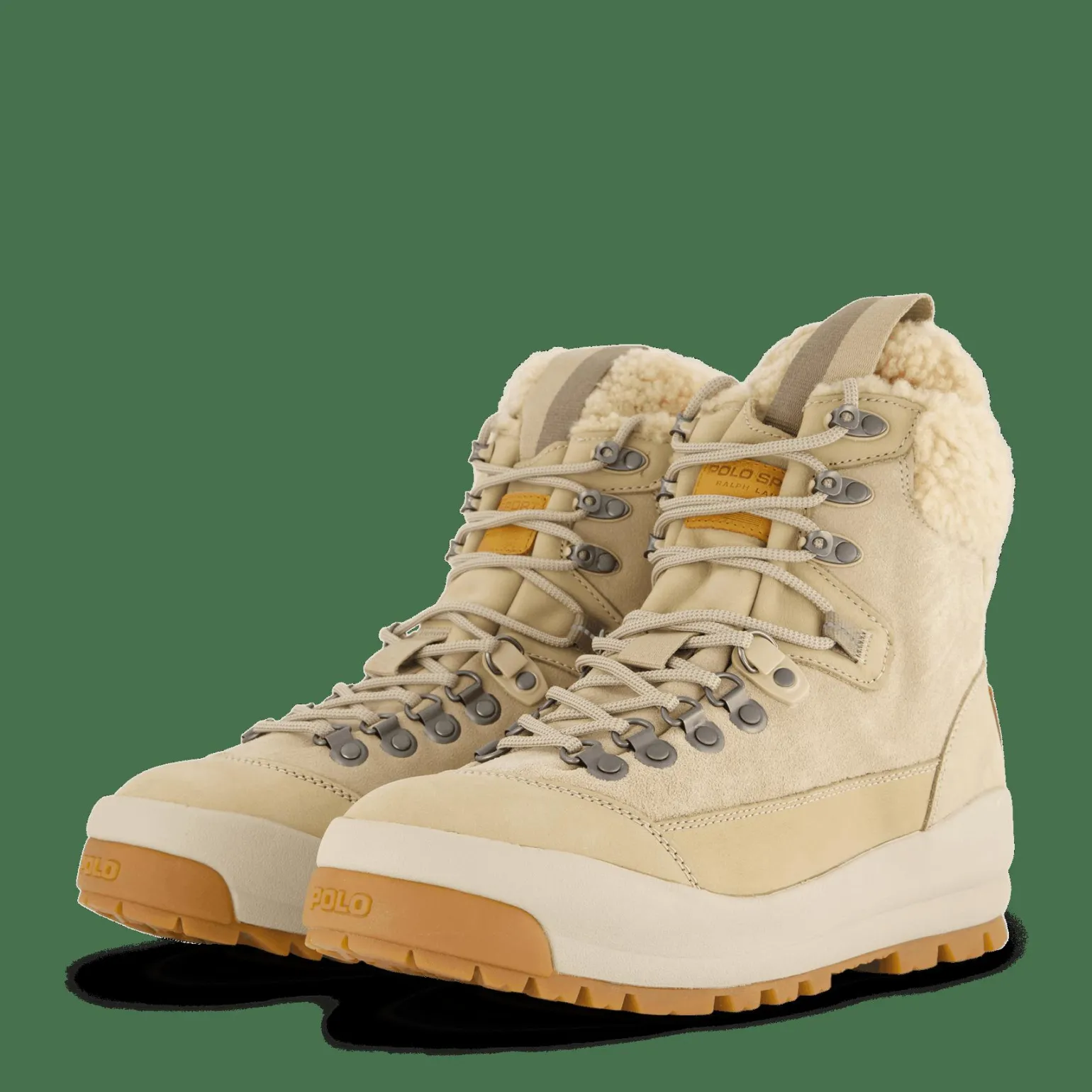 Polo Sport Hiker Suede-Shearling Boot Milkshake / Vachetta