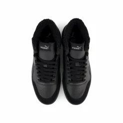 Puma Shuffle Mid Fur Puma Black-puma Black-steel Gr