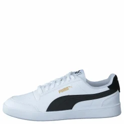 Puma Shuffle White-black-teamgold