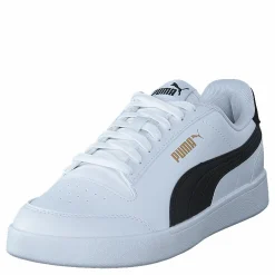 Puma Shuffle White-black-teamgold