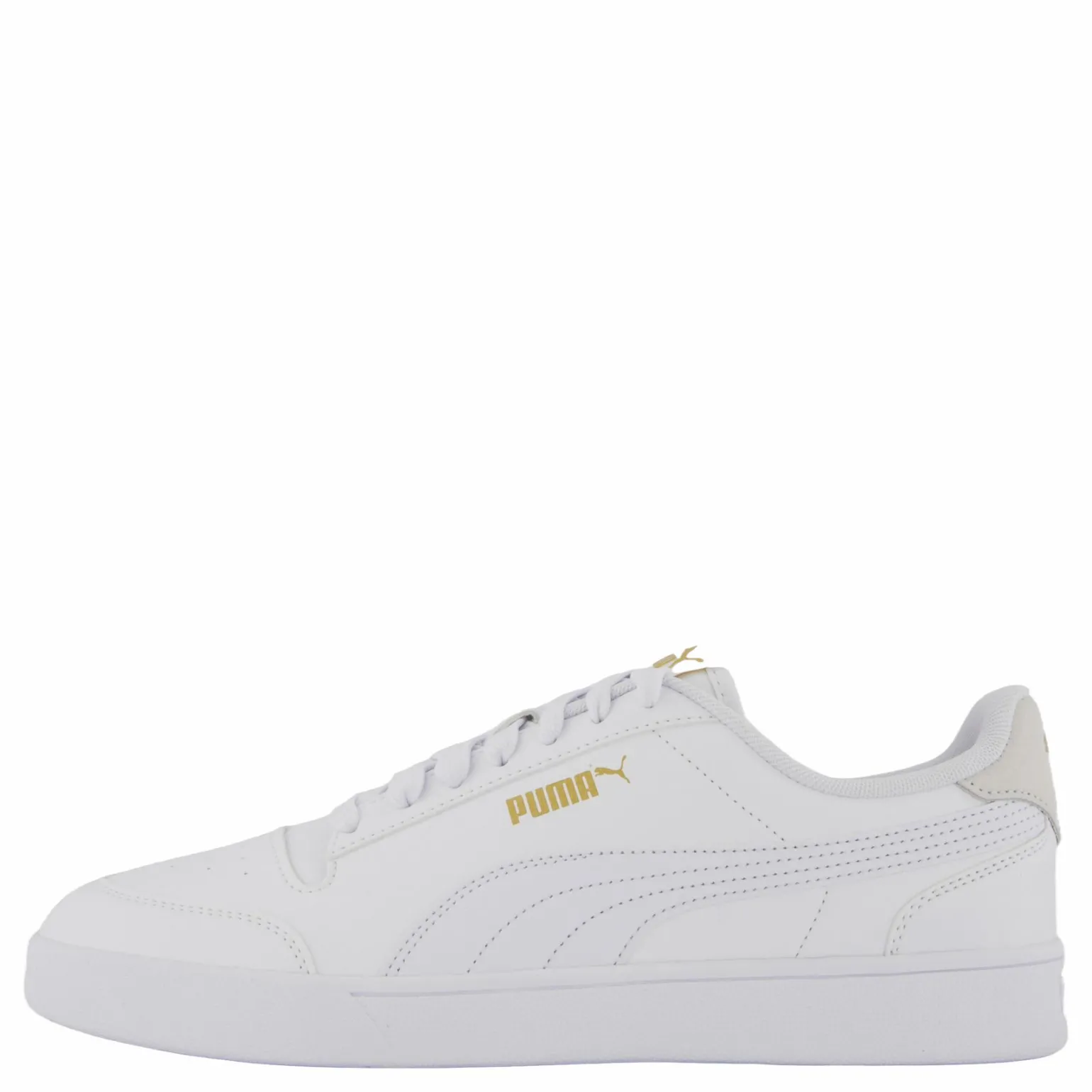 Puma Shuffle White-white-teamgold