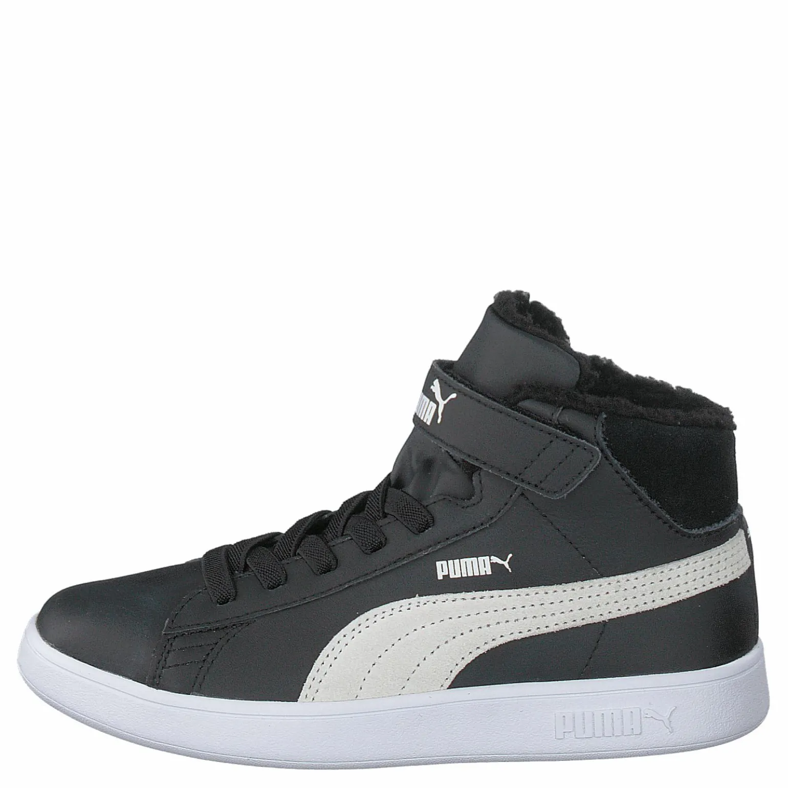 Puma Smash V2 Mid L Fur V Ps Puma Black-puma White