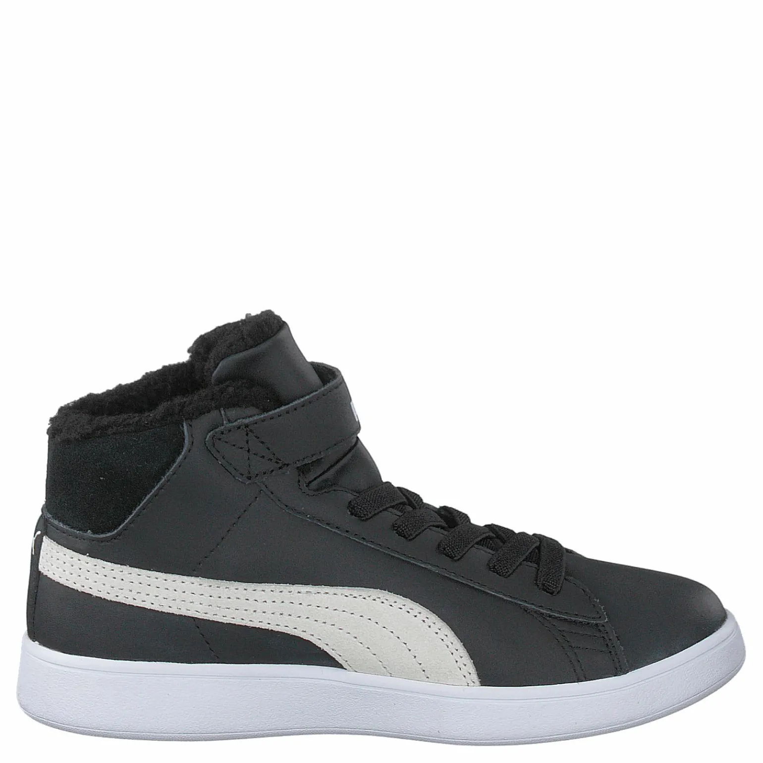 Puma Smash V2 Mid L Fur V Ps Puma Black-puma White