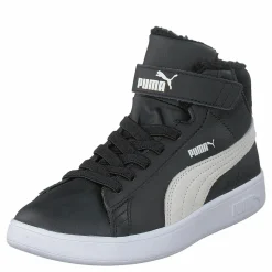Puma Smash V2 Mid L Fur V Ps Puma Black-puma White