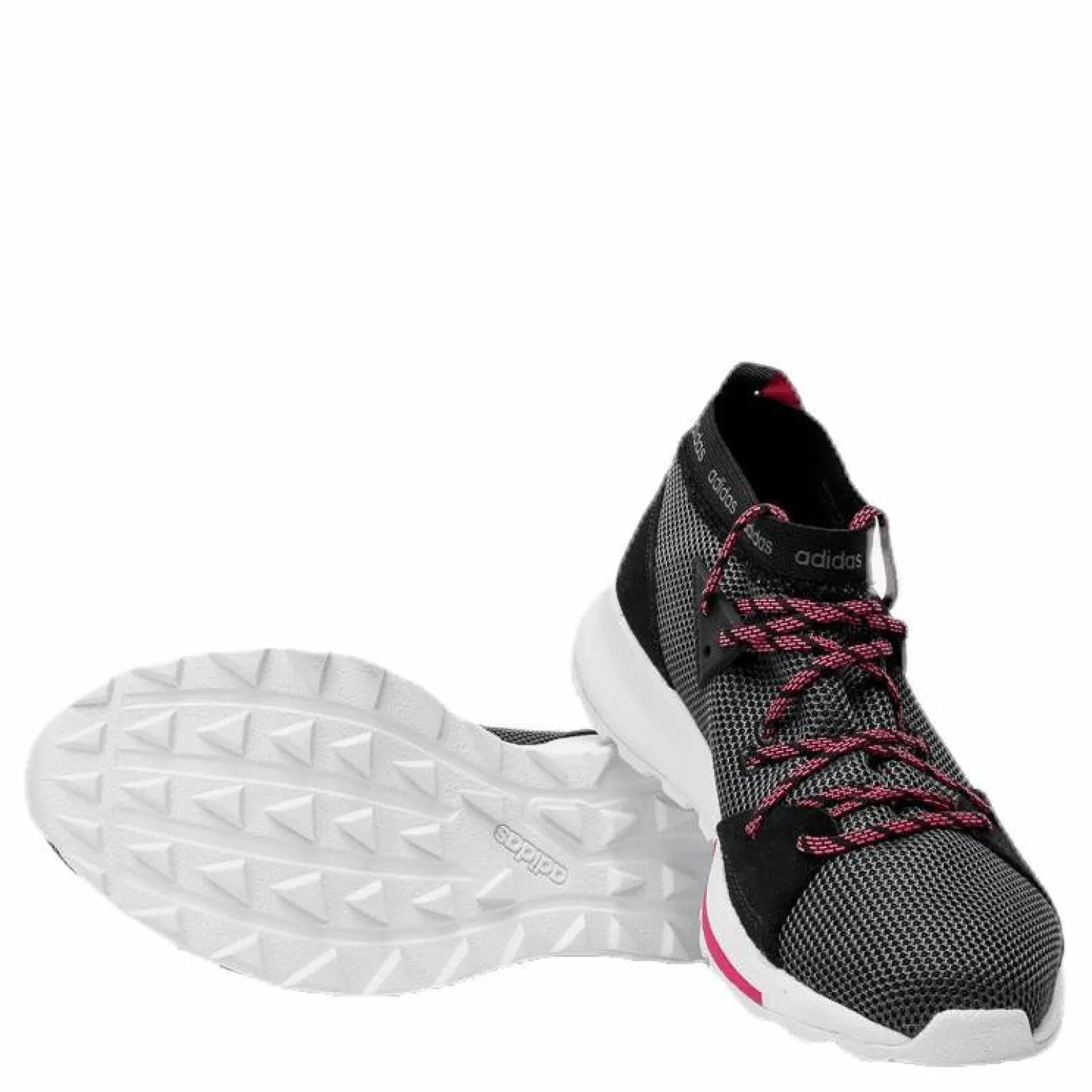 Quesa Shoes Core Black / Grey Five / Shock Pink