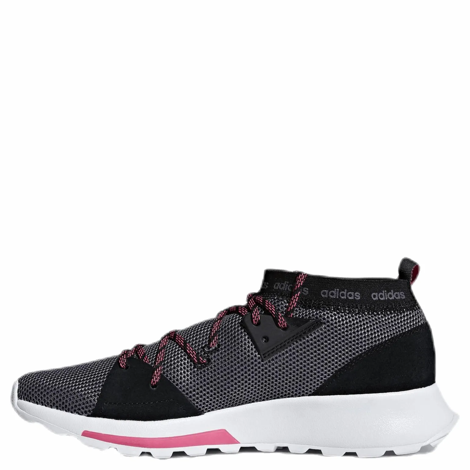 Quesa Shoes Core Black / Grey Five / Shock Pink
