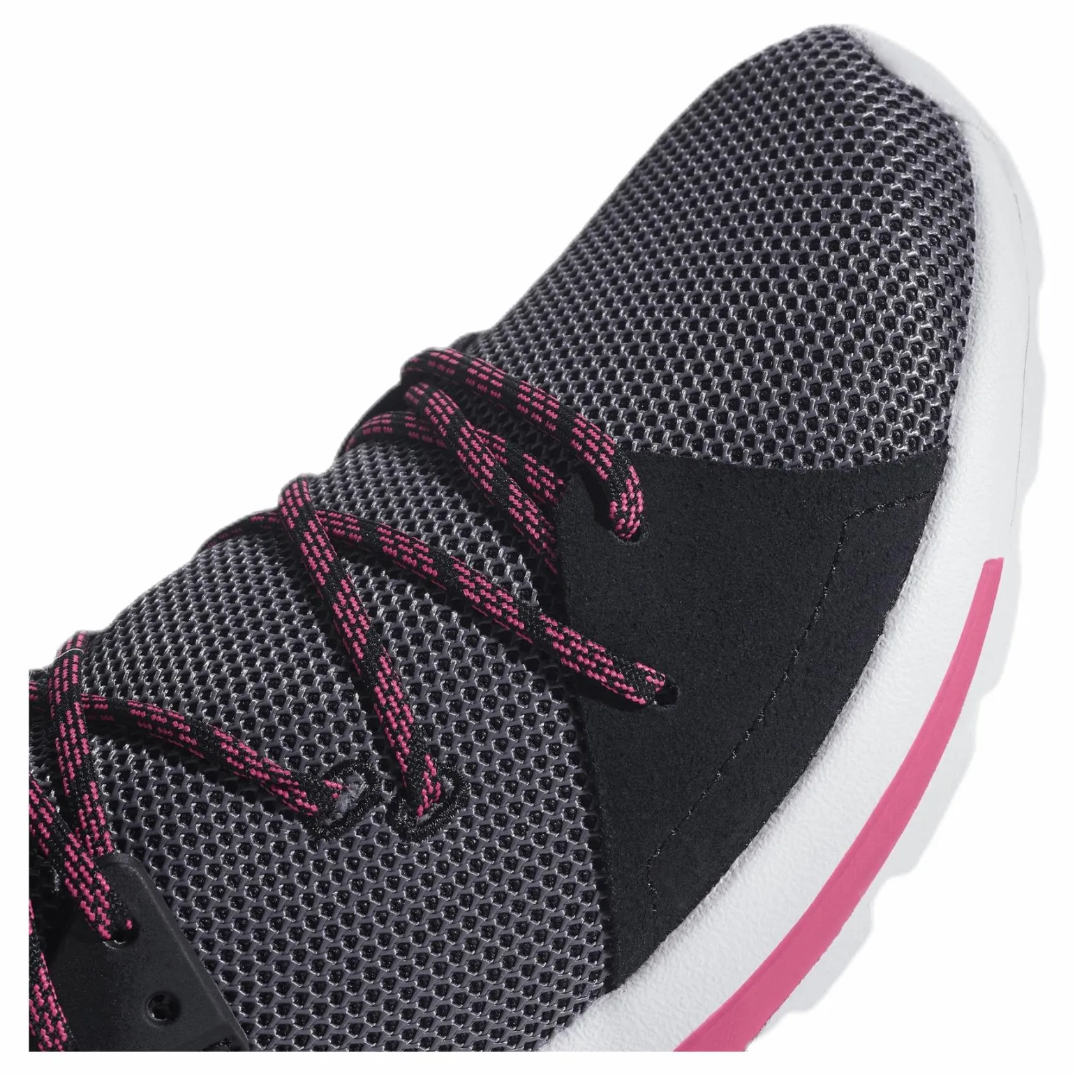 Quesa Shoes Core Black / Grey Five / Shock Pink