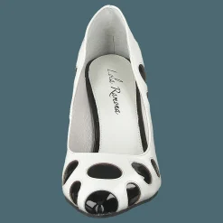 Ramona White/black Dots