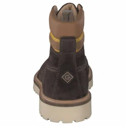 Roden Mid Lace Boot Dk Brown+toffee