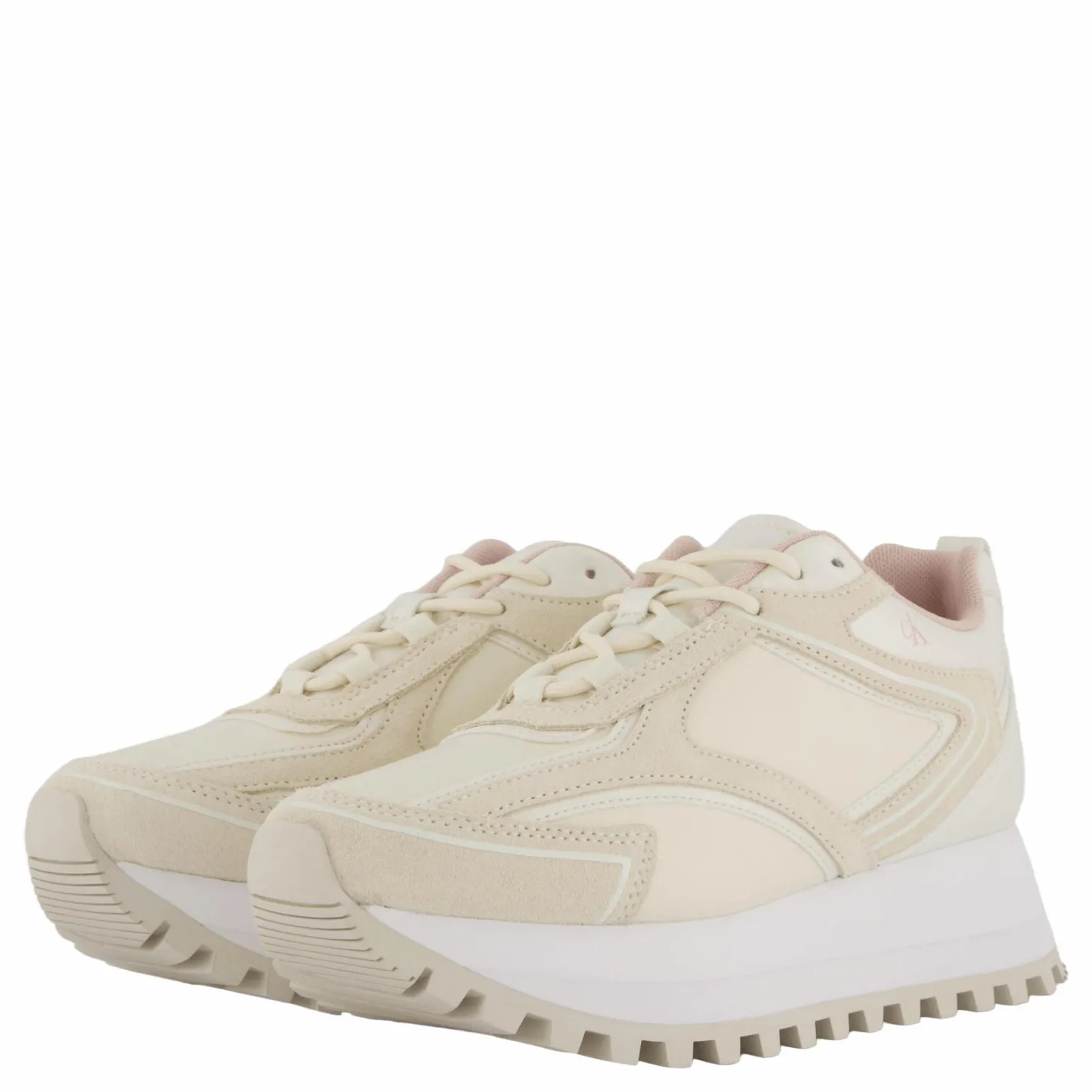Runner Laceup Authentic Creamy White/peach Whip