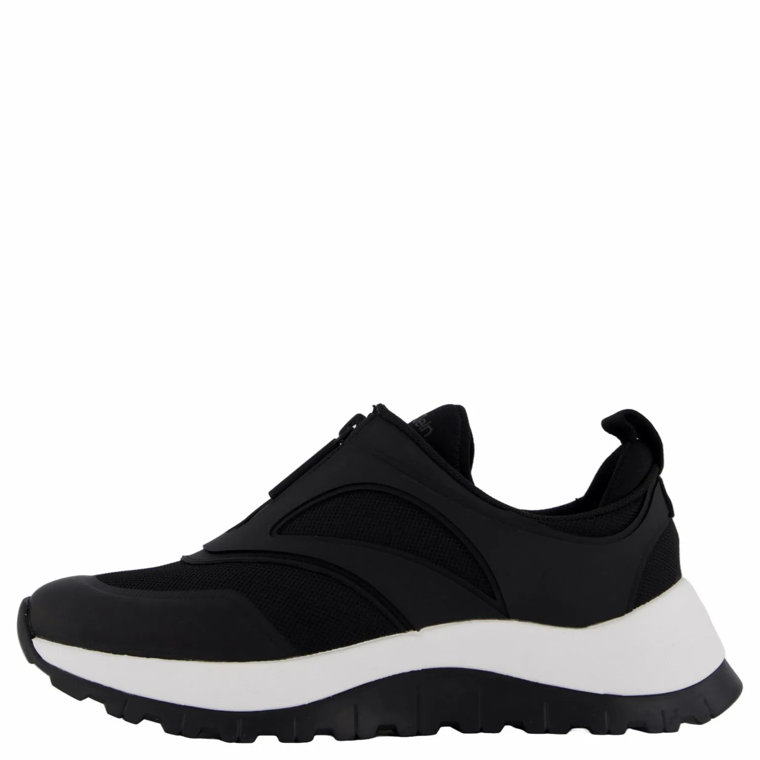 Runner Slip On W/zip Mix M Ck Black