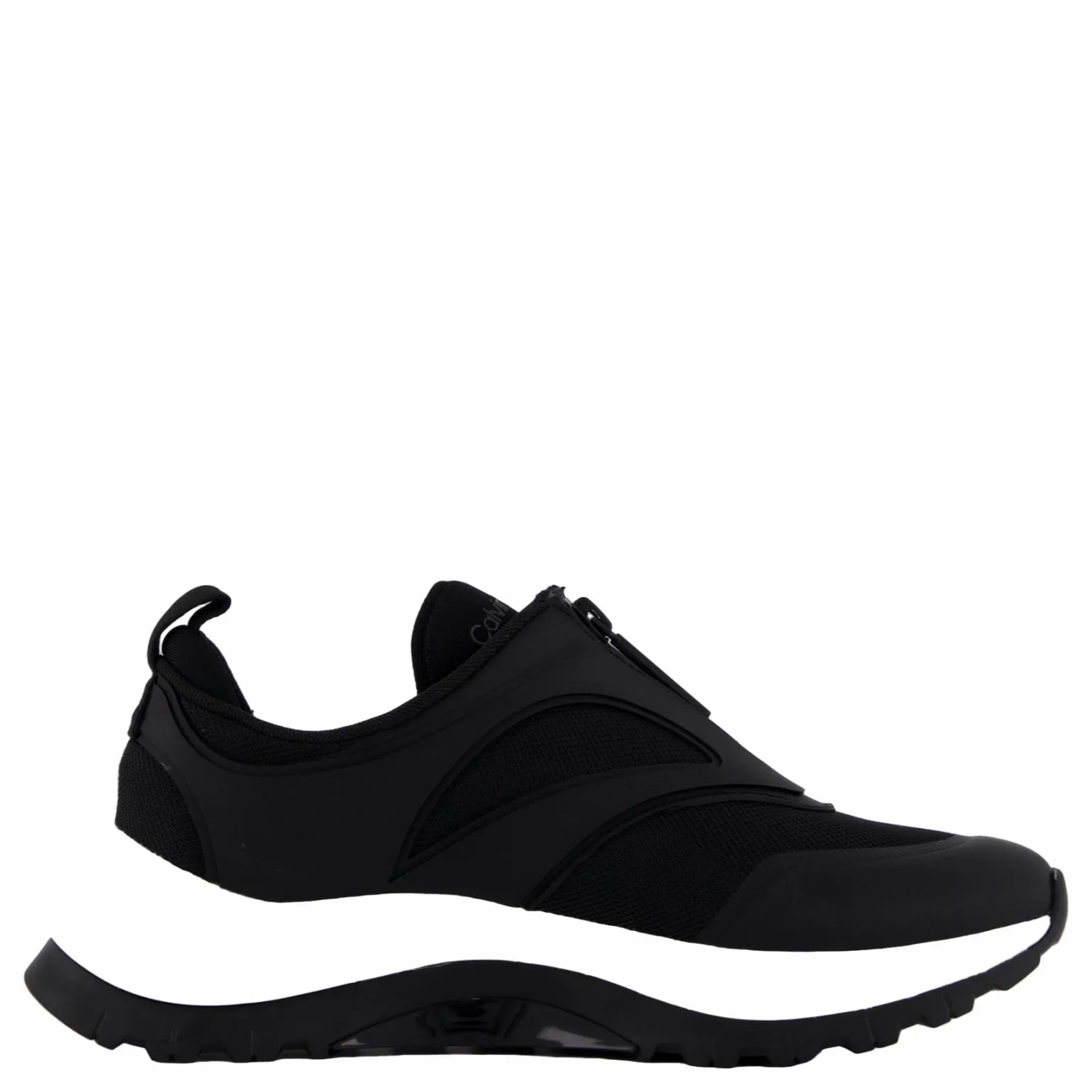 Runner Slip On W/zip Mix M Ck Black